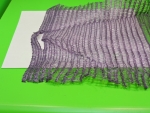 Сетка-мешок для овощей 21х31 3кг фиолетовая с ручкой и завязкой 2000шт/кор.